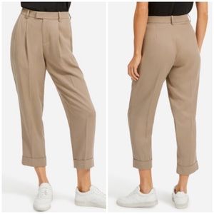Everlane Tan Ankle Cropped Pants